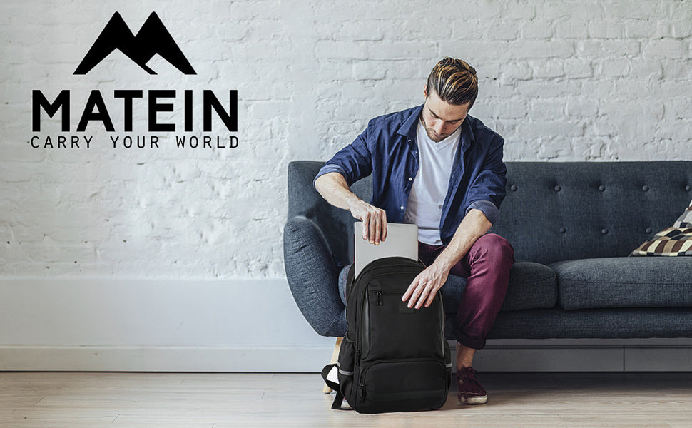 Matein Tulia Lightweight Waterproof School Student Laptop Backpack