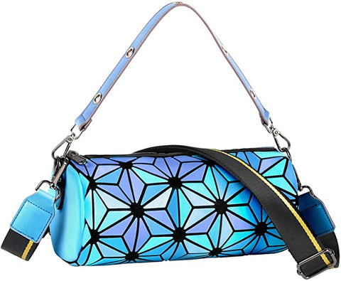 Geometric Luminous Crossbody Purses for Women