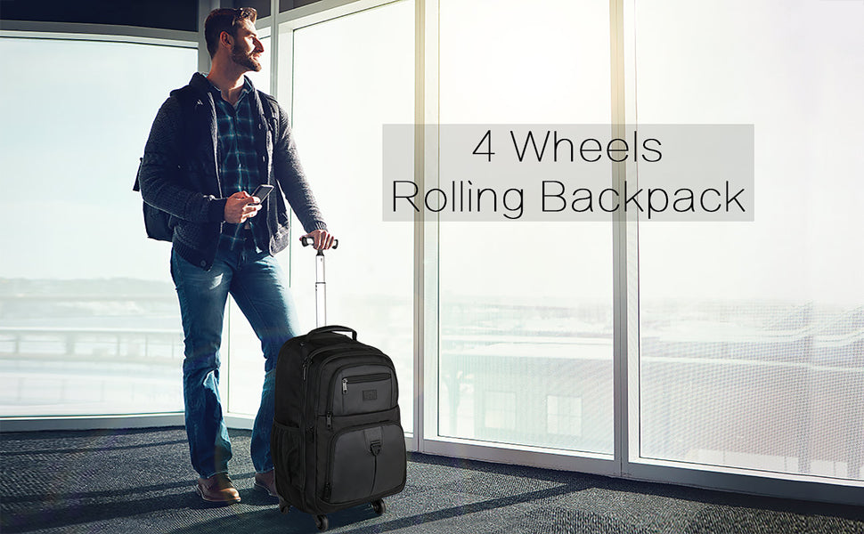 matein wheeled rolling backpack