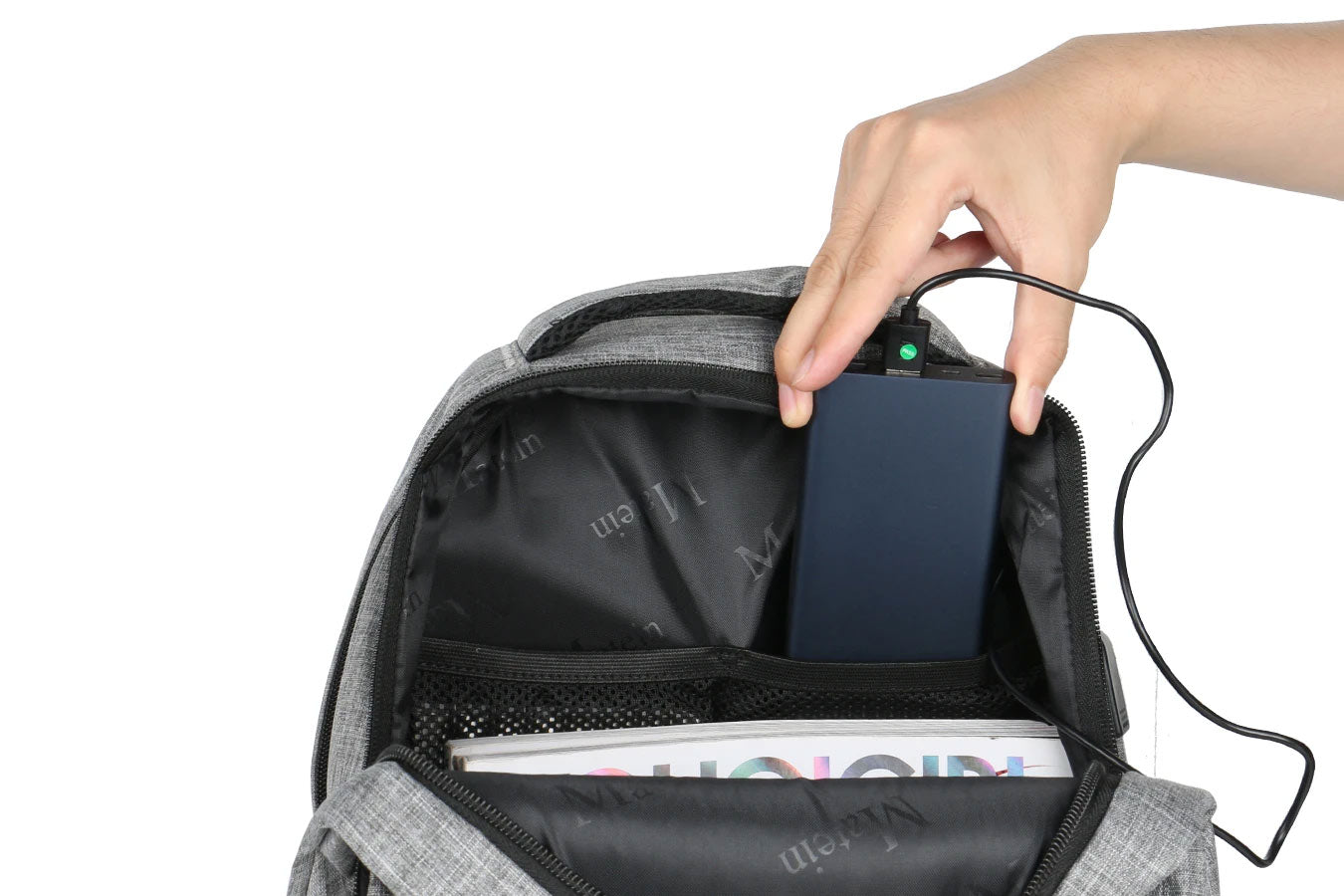 backpack with usb charger