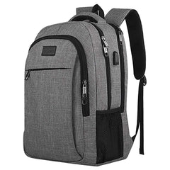 Matein Mlassic Travel Laptop Backpack w/ USB Charging Port Fits 15.6" Laptop