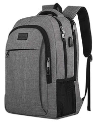 Matein Mlassic Travel Laptop Backpack with USB Charging Port Fits 15.6 inch Laptop