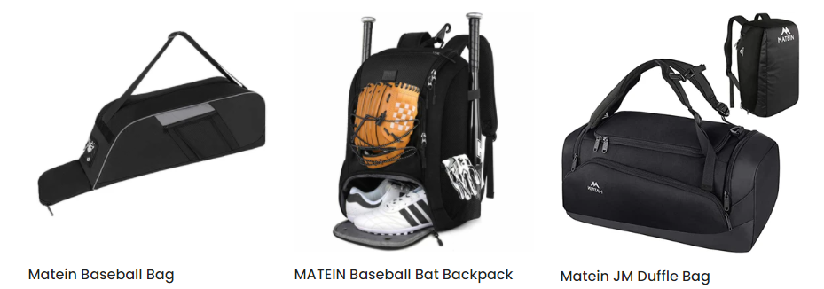 matein bolsas de beisbol