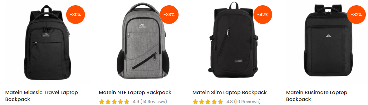 matein travel laptop backpack