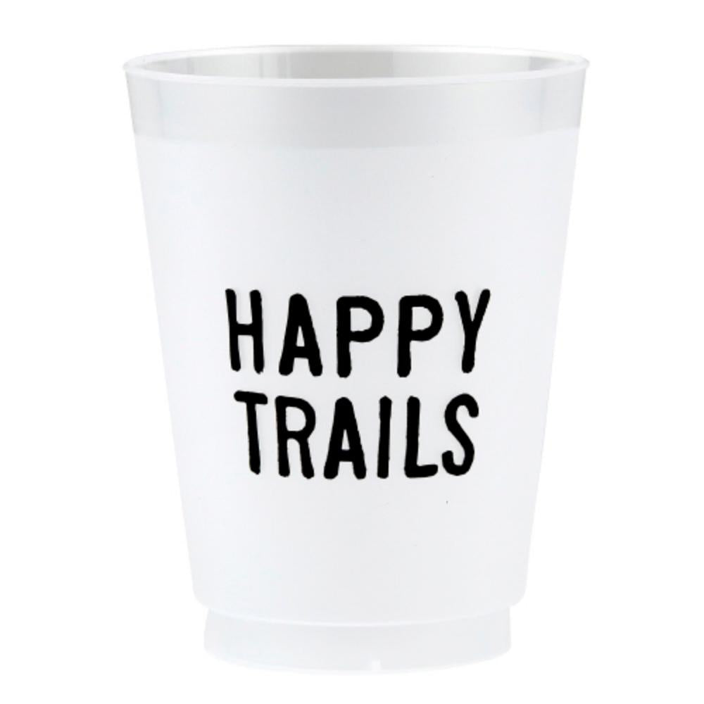 Creative Brands Happy Trails 8 Pack Frosted Cups