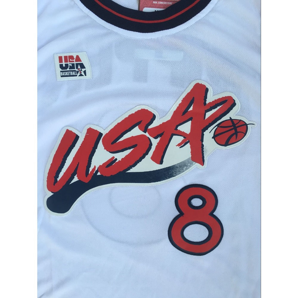 Scottie Pippen #8 USA Dream Team Basketball Jersey White Color