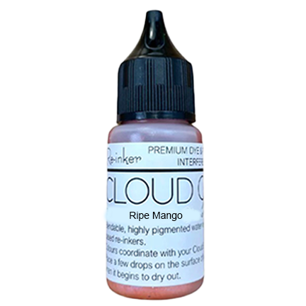 Cloud 9 Dye/Pigment Interference Ink Reinker, Ripe Mango Shimmer by Lisa Horton Crafts