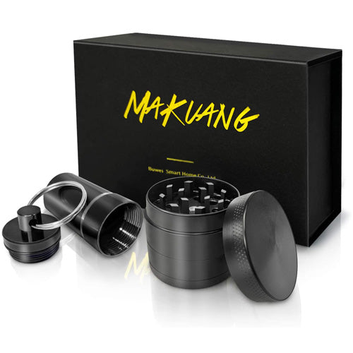 Spice herb grinder black