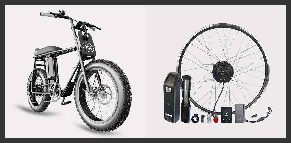 Kit de conversión Ebike vs Ebike