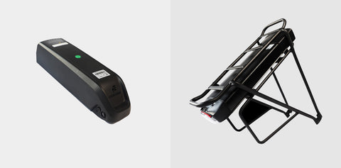 Down tube battery&Rack battery