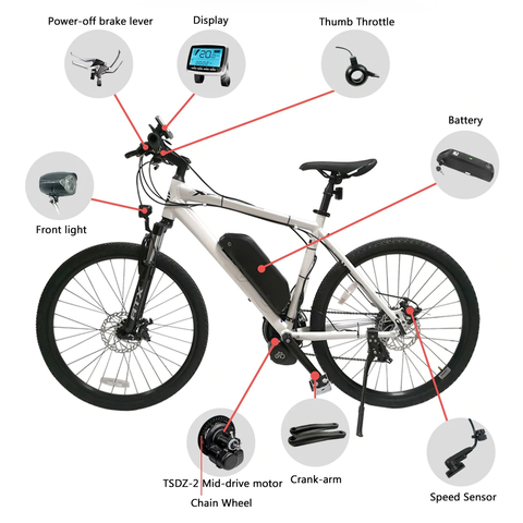 KIT DE CONVERSIÓN UNIVERSAL PARA BICICLETA ELECTRÓNICA ESOULBIKE