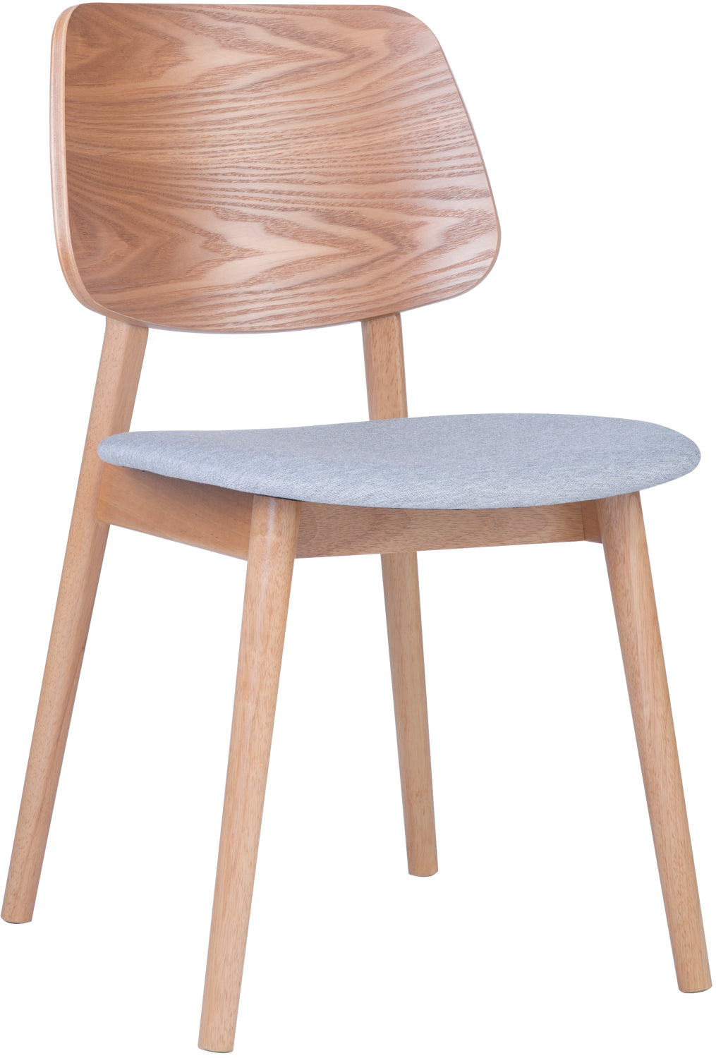 rustique monteil dining chair 餐椅, 自然木色 可选椅背 2件
