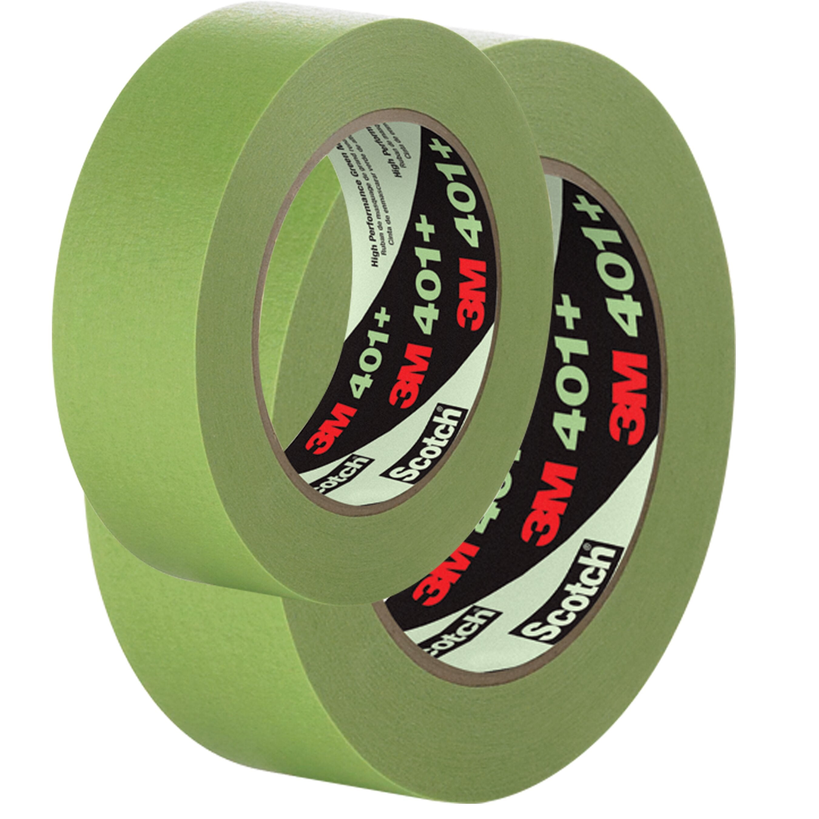 3M High Performance Green Masking Tape 401+, 6 mm x 55 m