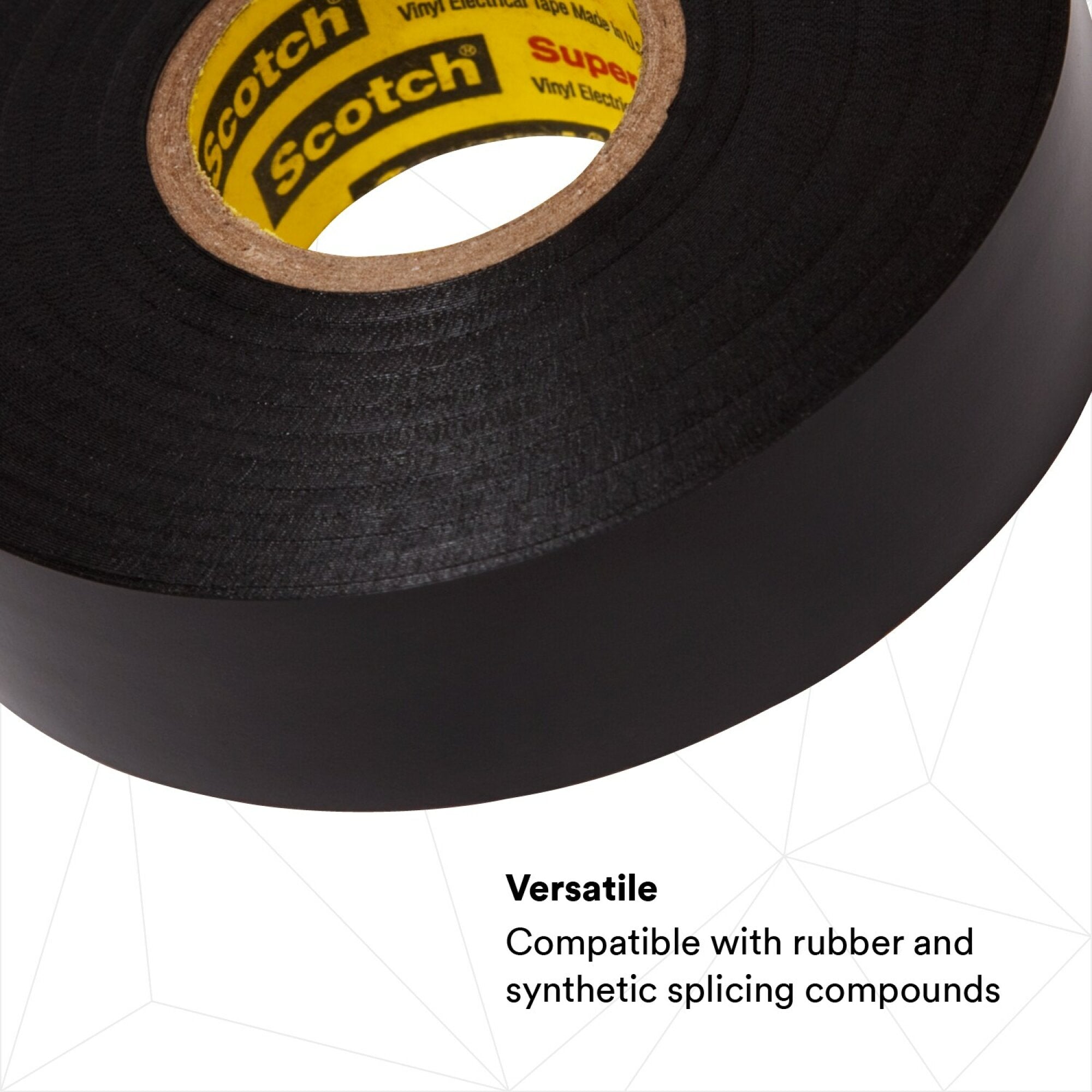 Scotch? Super 33+ Vinyl Electrical Tape, 3/4 in x 44 ft, Black, 10
rolls/carton