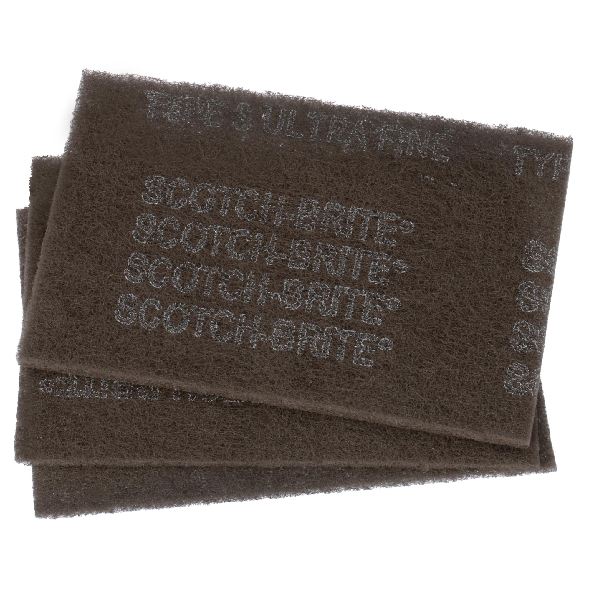 Scotch-Brite Hand Pad 7448, 37448, HP-HP, SiC Ultra Fine, Gray, 9 in x 6 in