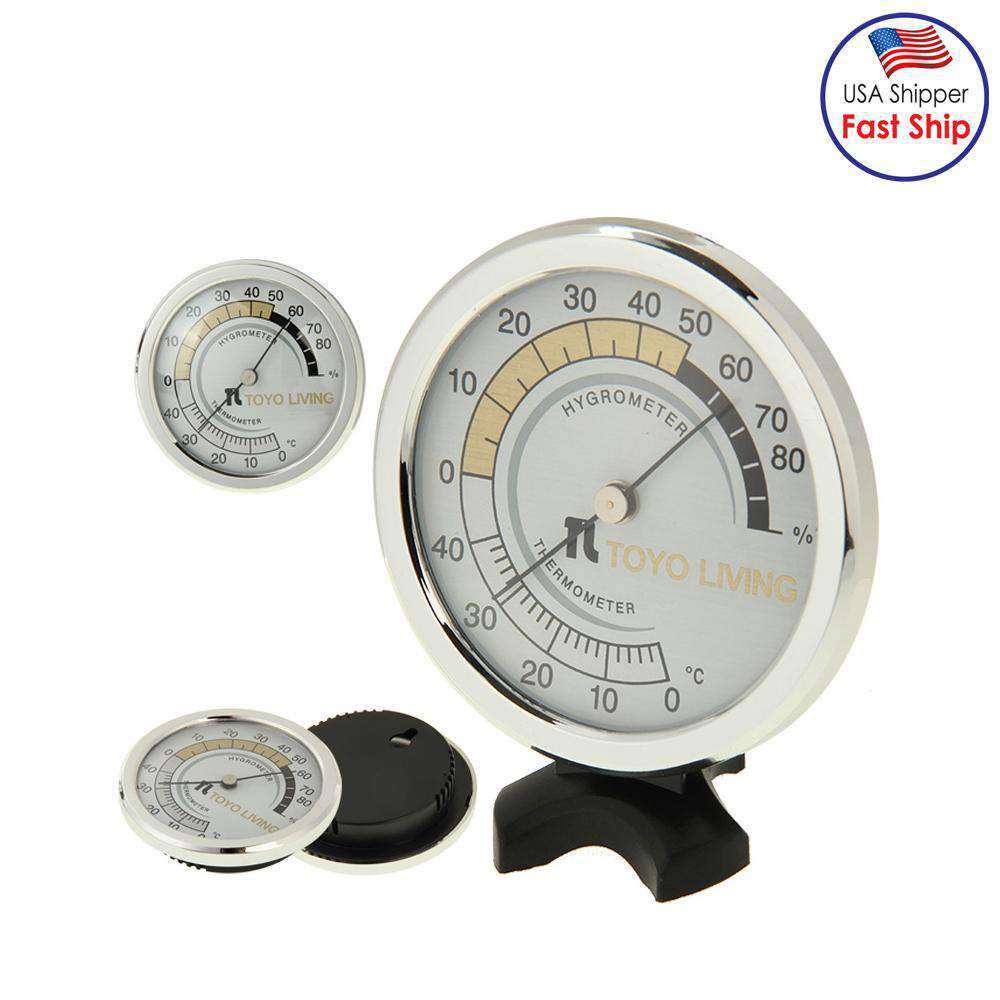 Indoor Thermometer and Hygrometer (TH123) - Silver