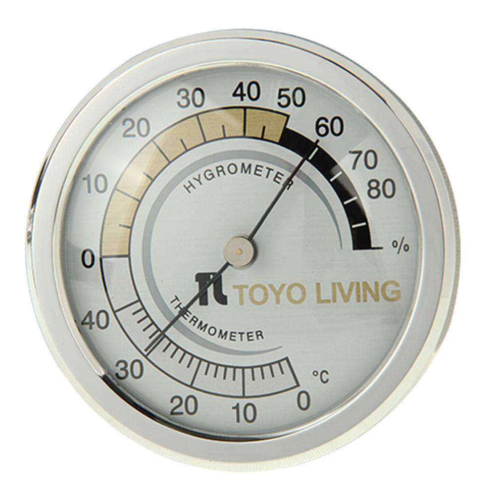 Indoor Thermometer and Hygrometer (TH123) - Silver