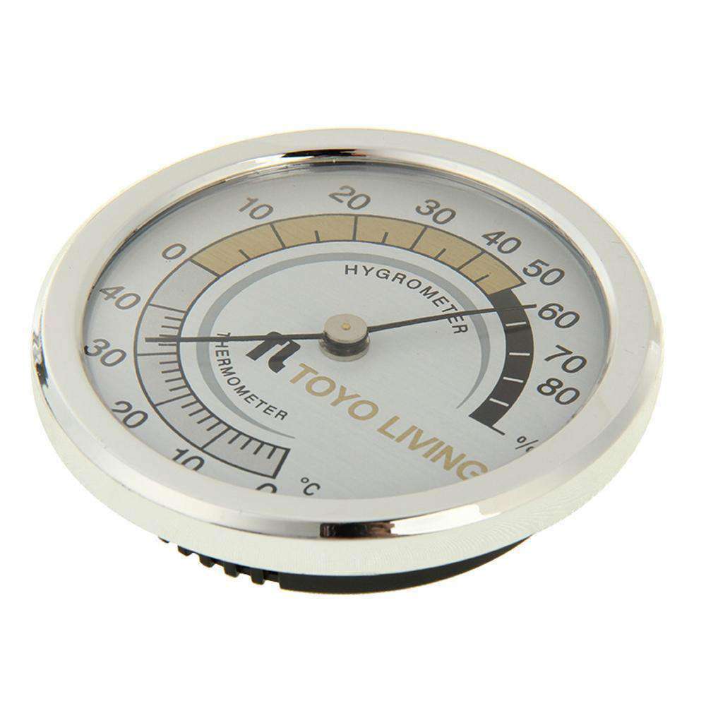 Indoor Thermometer and Hygrometer (TH123) - Silver