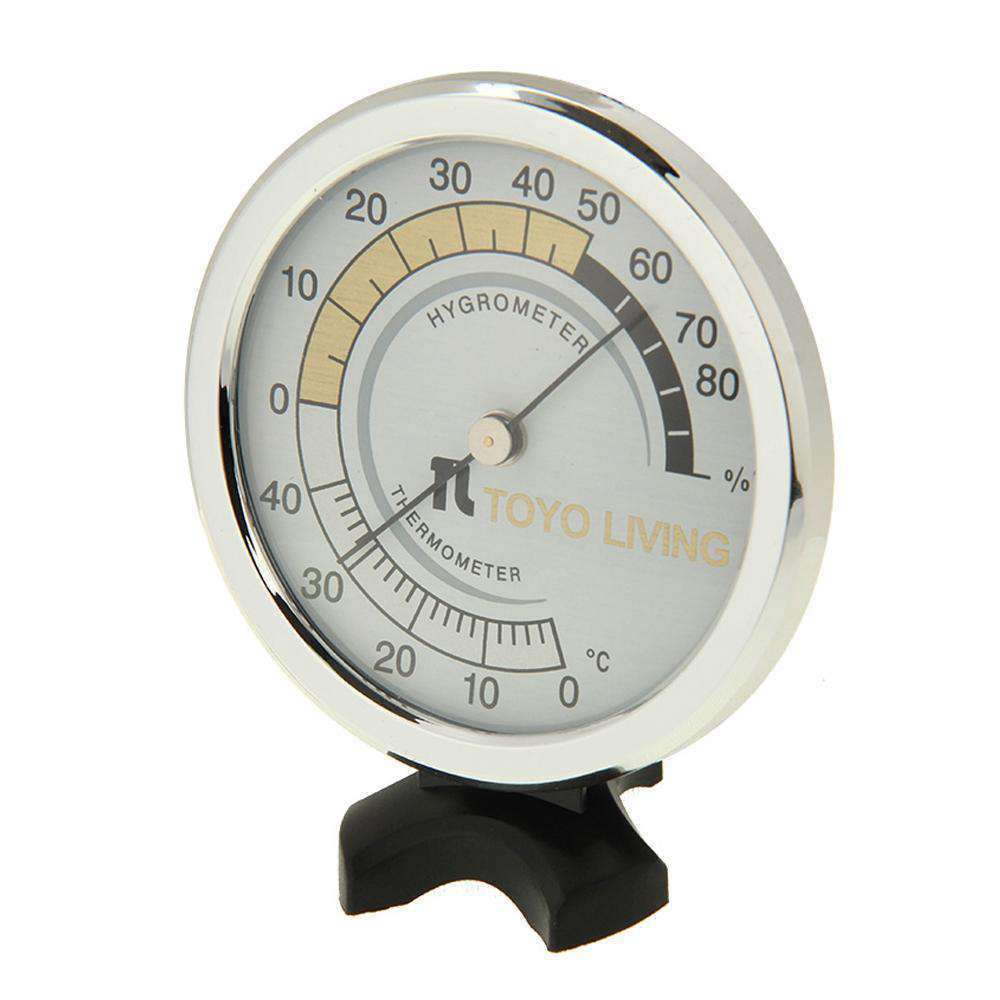 Indoor Thermometer and Hygrometer (TH123) - Silver