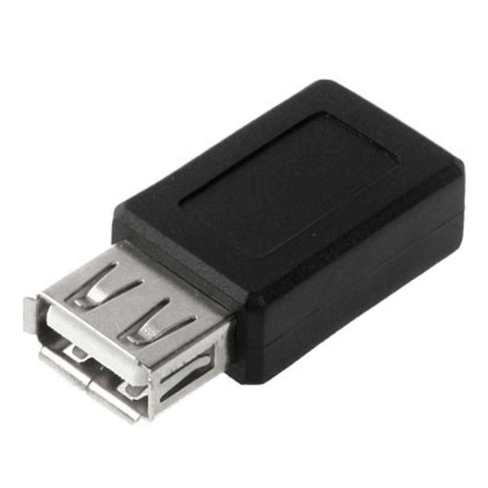 AMZER High Quality USB 2.0 AF to Micro USB Female Adapter - Black