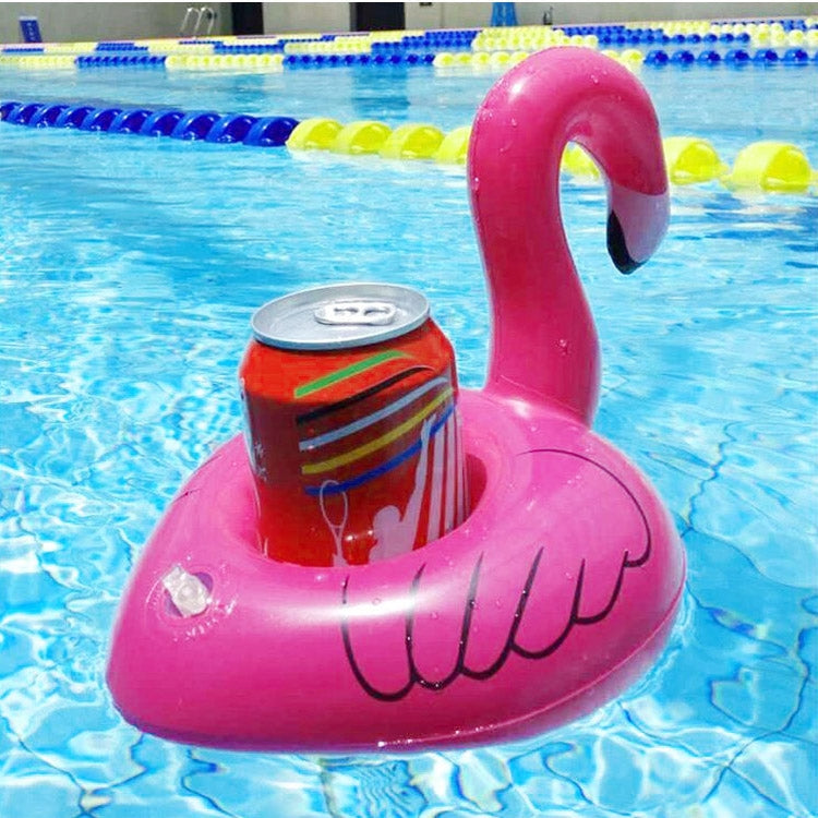 Inflatable Flamingo Shaped Floating Drink Holder