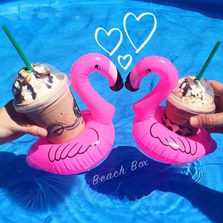 Inflatable Flamingo Shaped Floating Drink Holder