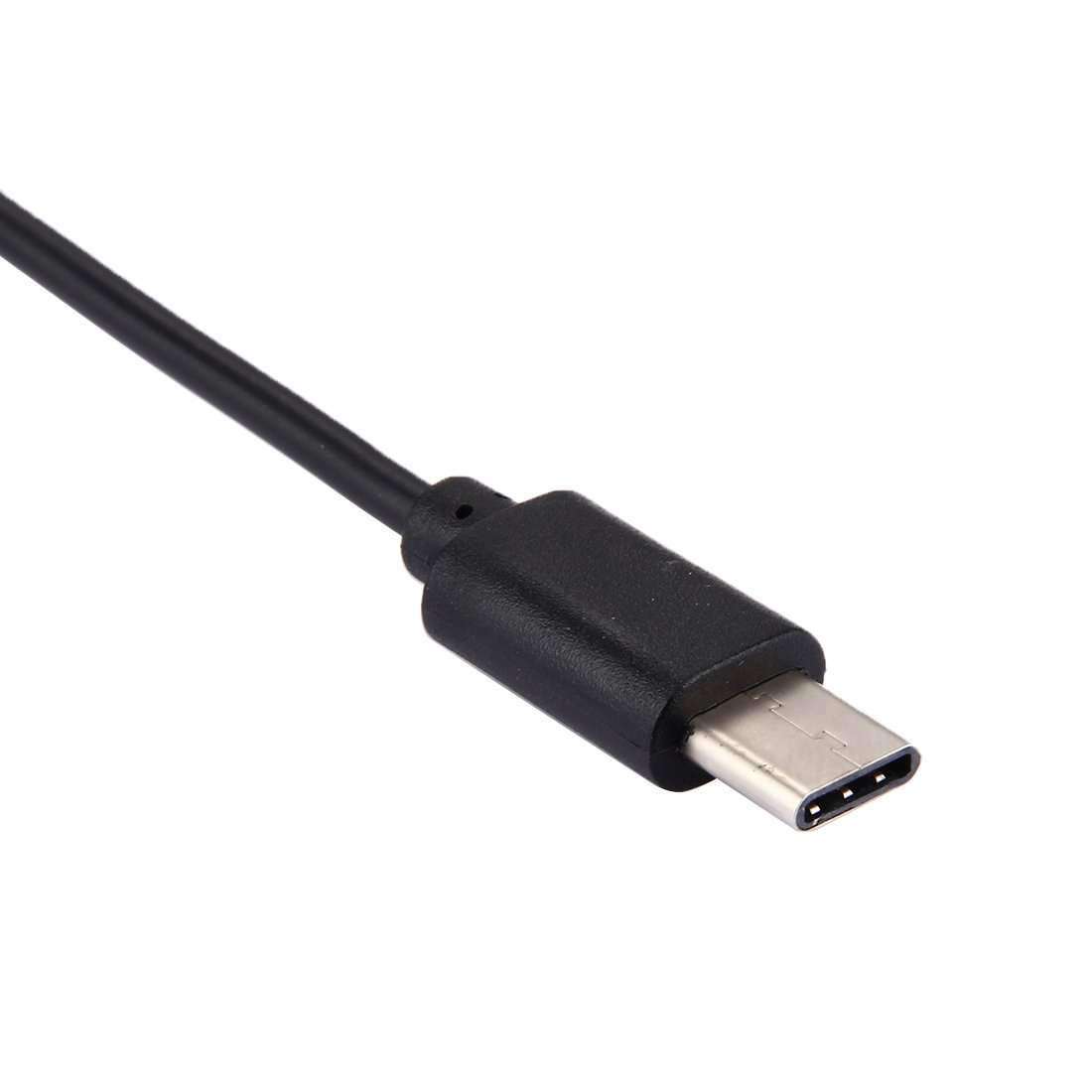 AMZER? 17.8cm 3 Ports USB Type-C 3.1 OTG Charge HUB Cable - Black