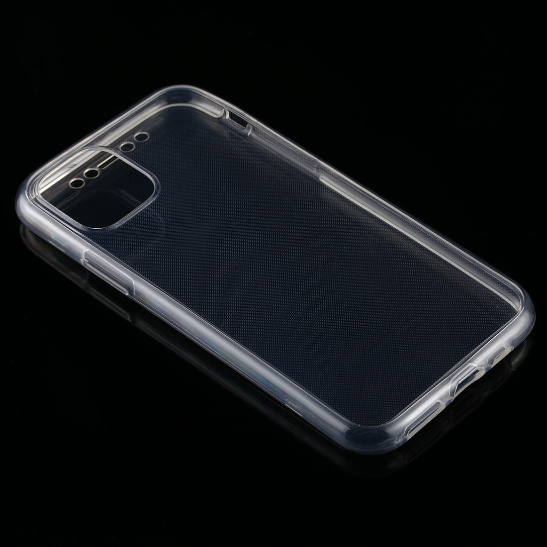Ultra-thin Double-sided Full Coverage Transparent TPU Case for iPhone 11 Pro