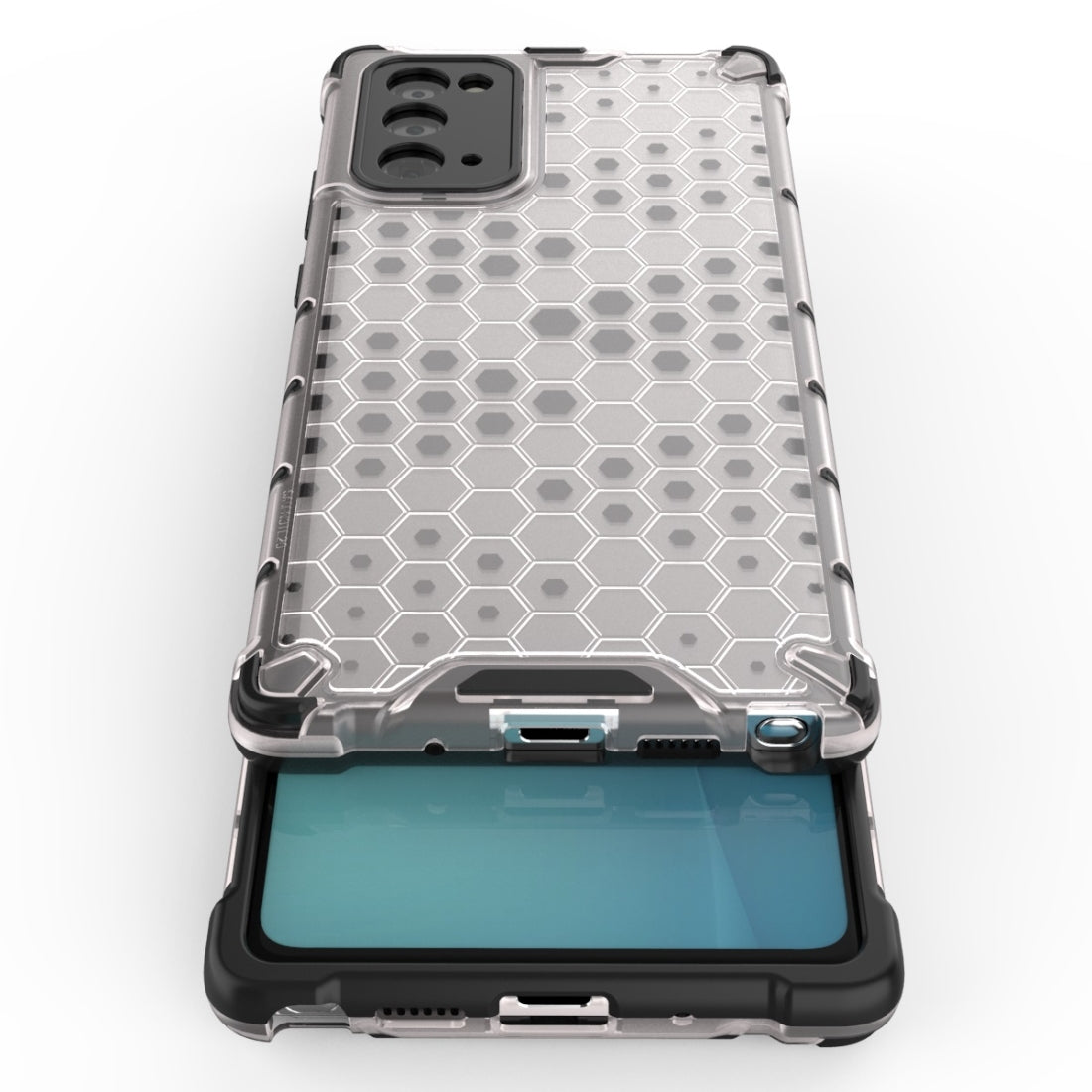 AMZER Honeycomb SlimGrip Hybrid Bumper Case for Samsung Galaxy Note20