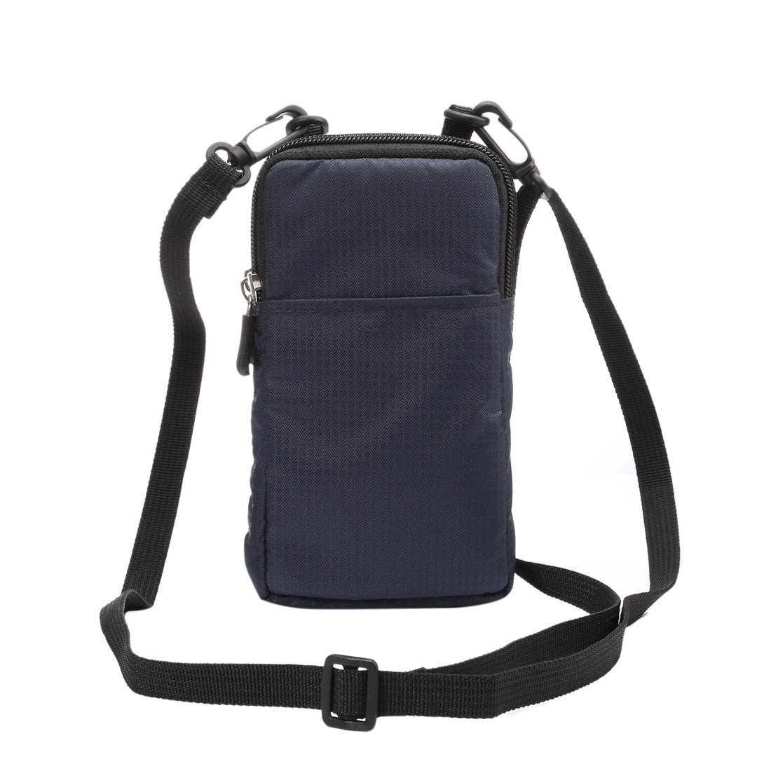 Universal Multi-function Double Layer Zipper Sports Waist Bag - 6.9 Inch