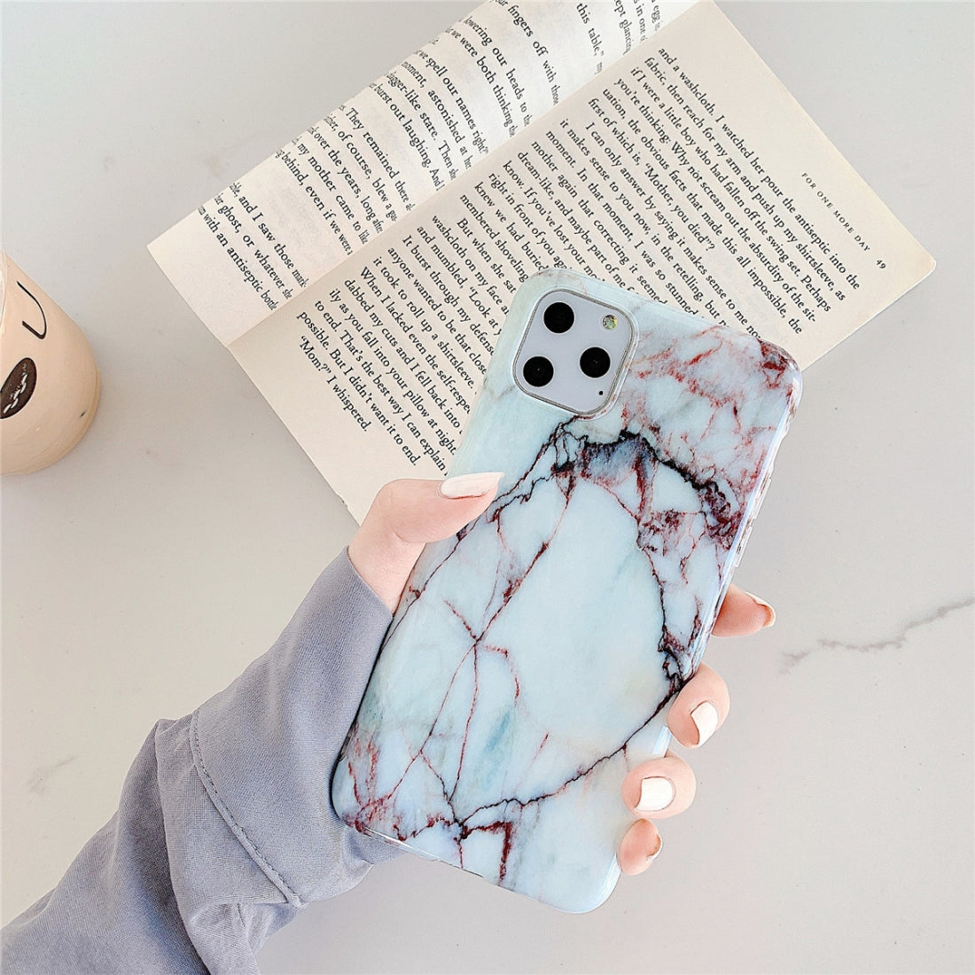 AMZER Marble IMD Soft TPU Protective Case for iPhone 11 Pro