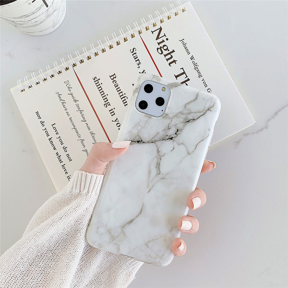 AMZER Marble IMD Soft TPU Protective Case for iPhone 11 Pro