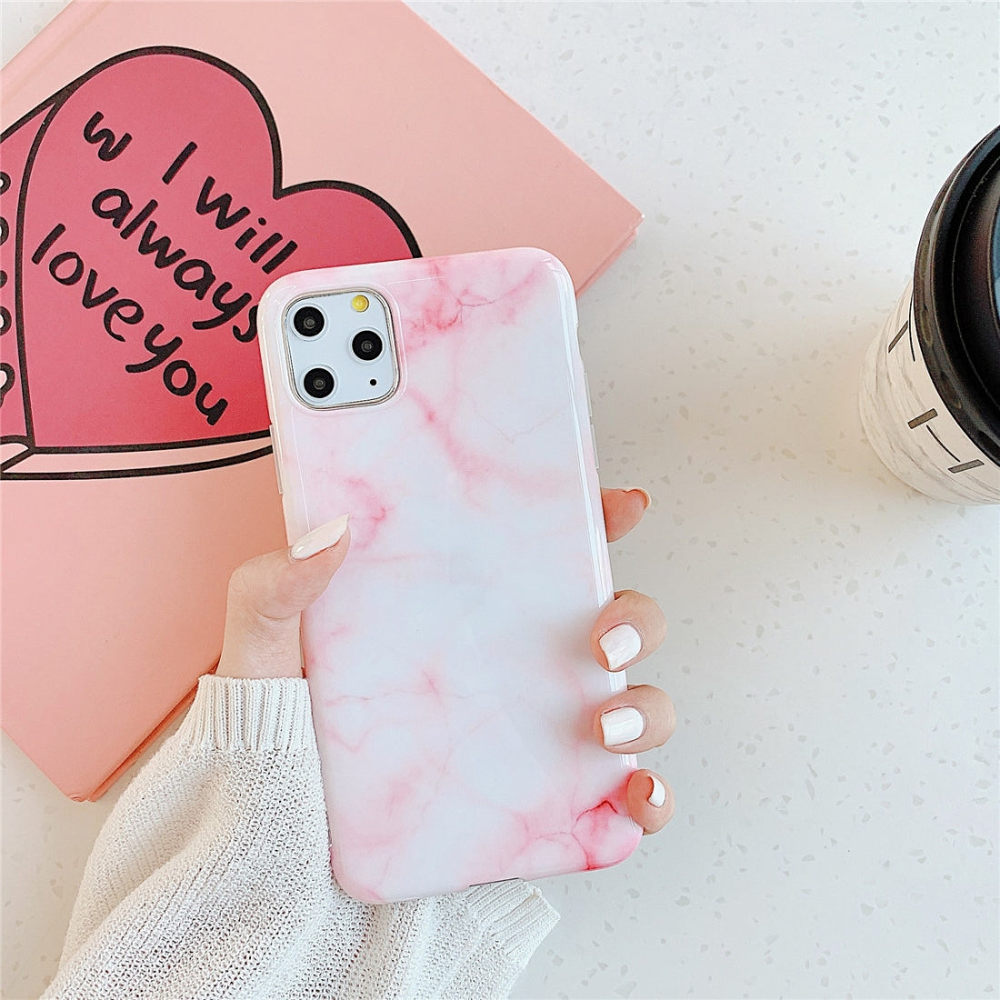 AMZER Marble IMD Soft TPU Protective Case for iPhone 11 Pro