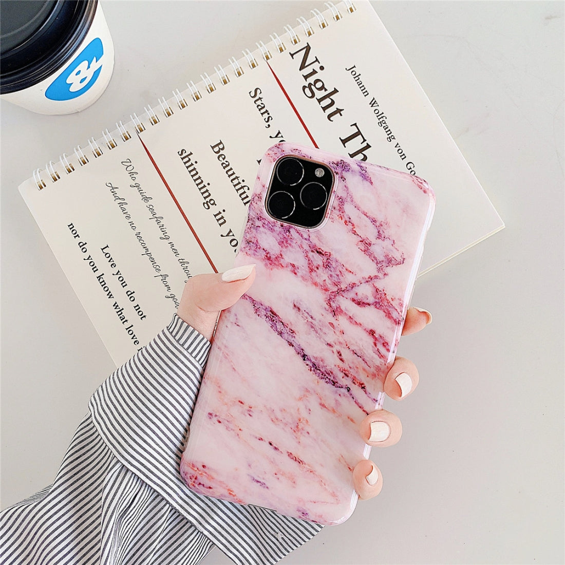 AMZER Marble IMD Soft TPU Protective Case for iPhone 11 Pro