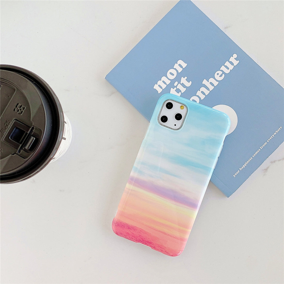 AMZER Marble IMD Soft TPU Protective Case for iPhone 11