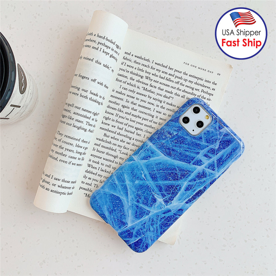 AMZER Marble IMD Soft TPU Protective Case for iPhone 11