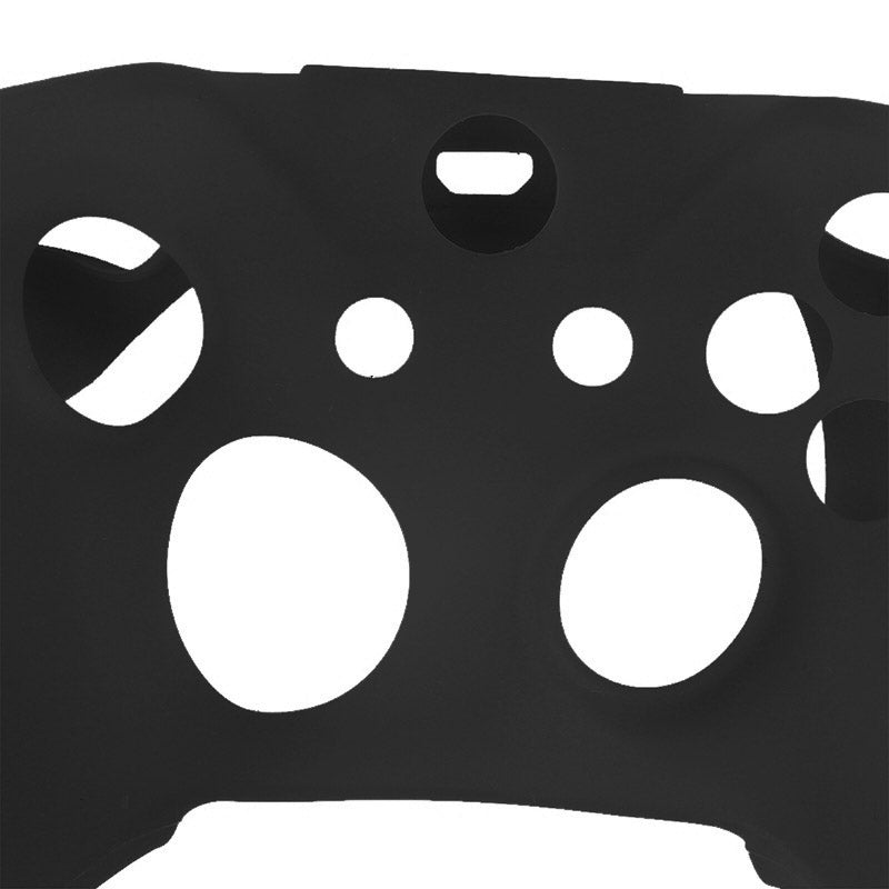 AMZER Soft Silicone Gamepad Protective Case for Microsoft Xbox One S Controller - Black