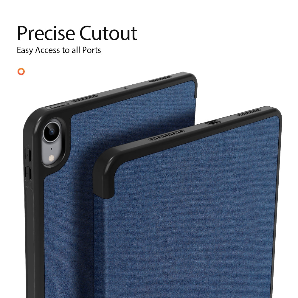 Horizontal PU Leather Case With Three-folding Holder & Pen Slot for Apple iPad Air 10.9 Inch 2020,iPad Air 5th Gen