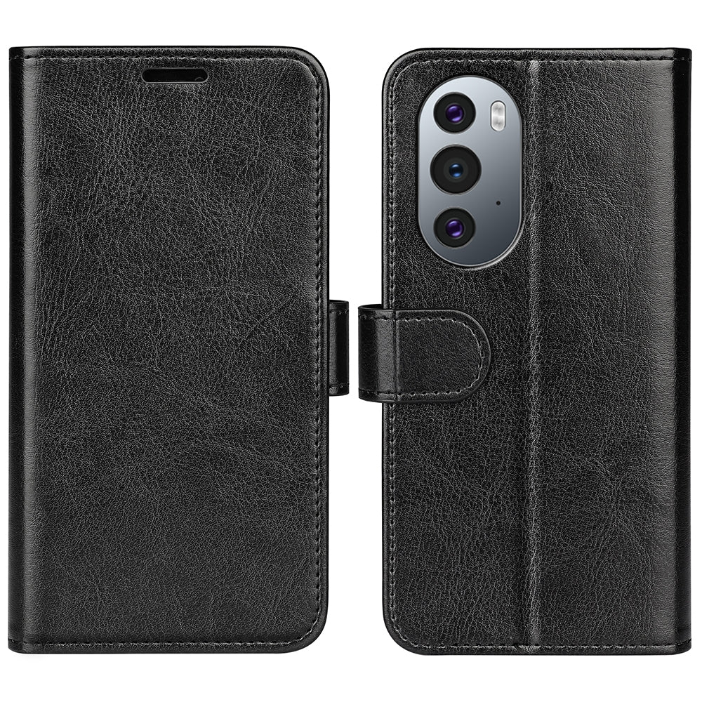 AMZER Texture Horizontal Flip Leather Wallet Case for Motorola Edge X30 with Holder & Card Slots