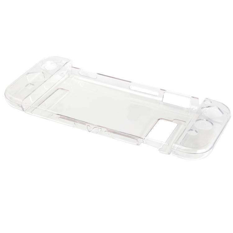 AMZER 4 in 1 Crystal Hard Shell Case for Nintendo Switch Body and Gamepad TNS-1710 - Transparent