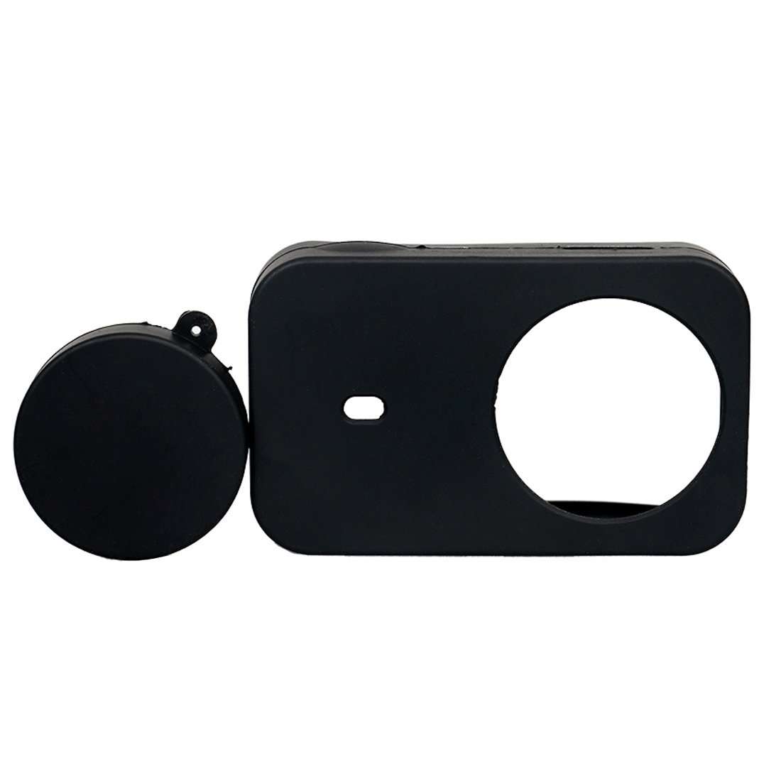 AMZER Silicone Protective Case with Lens Cover for Xiaomi Mijia Small Camera - Black