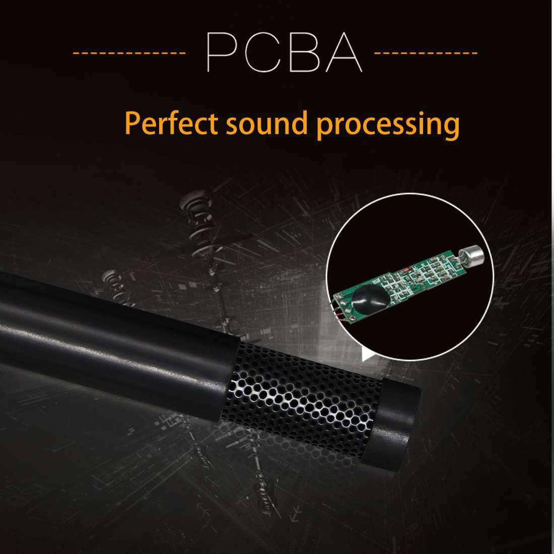 Mini Professional 3.5mm Jack Studio Stereo Condenser Recording Microphone, Cable Length: 1.5m, Compatible with PC and Mac for Live Broadcast Show, KTV, etc.