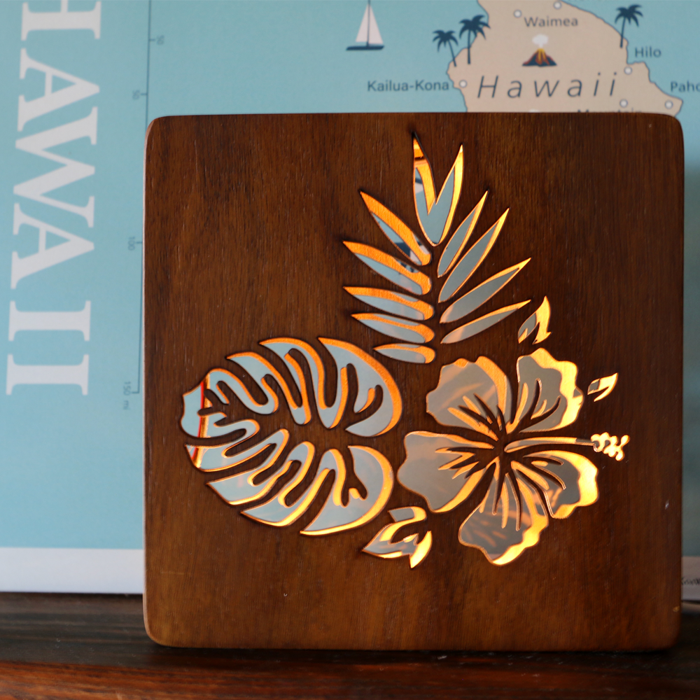 Koa Wood Flora Night Light