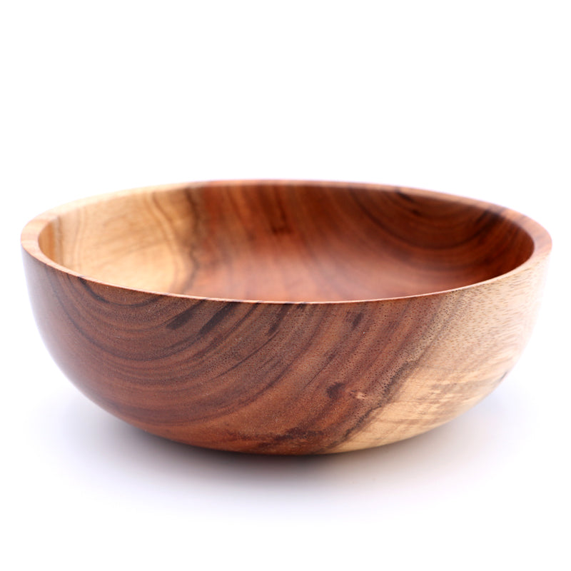 Traditional Hawaiian Koa Calabash Wood Bowl #721 - Medium