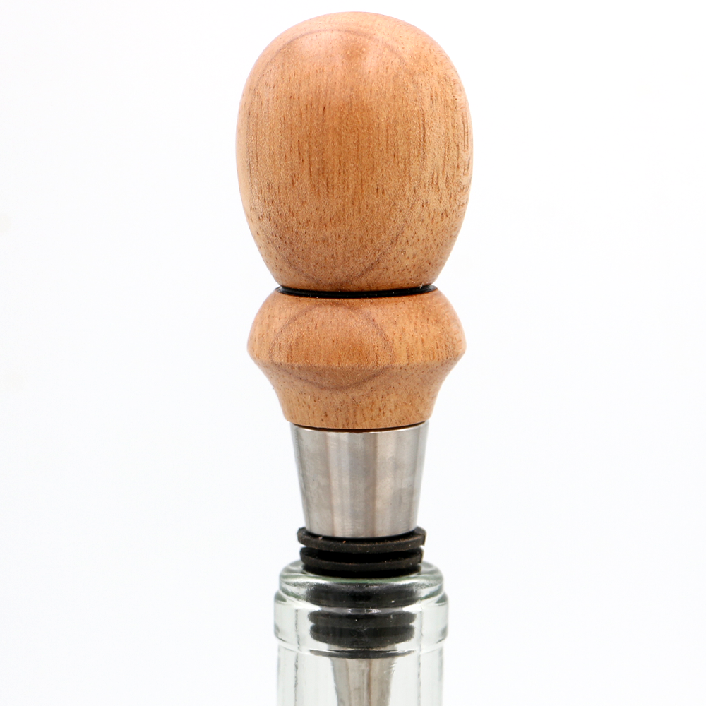 Hawaiian Koa Wood Hand Turned Wine Stopper