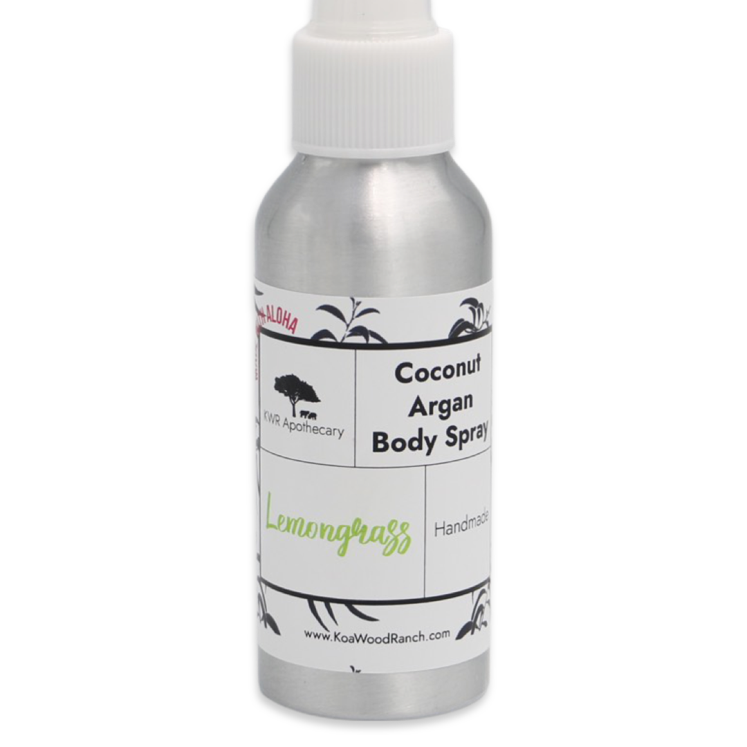 Coconut Argan Body Spray - Lemongrass