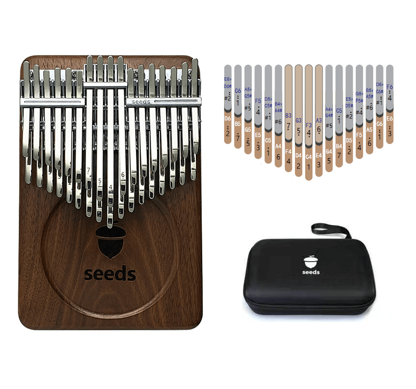 Higher quality photos of the new Seeds 41-key kalimba sent to me by the  maker, can't wait to receive it 🤩🫶 : r/kalimba