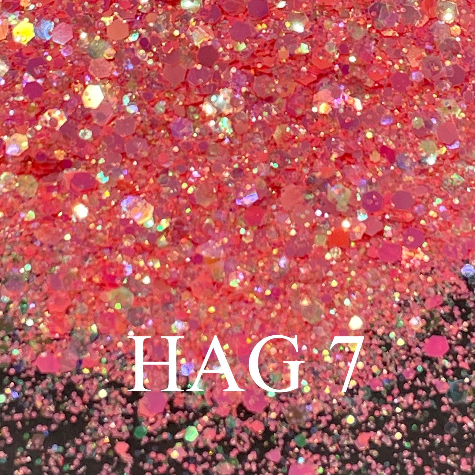 30g HAG 7 Rainbow Colorshift Diamond Chunky Glitter Nail DIY Resin Epoxy Art Craft