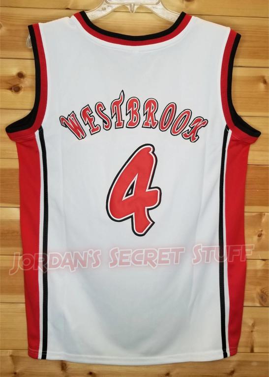 FLASH SALE! Russell Westbrook Leuzinger Olympians High School Basketball Jersey Custom Throwback Retro Jersey