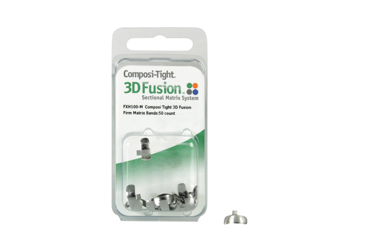 Garrison FXH100-M Composi-Tight 3D Fusion Firm Matrix Bands 4.3mm 50/Pk